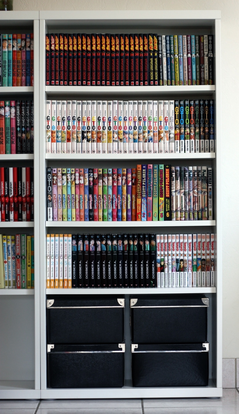 Une étagère ikea pour les mangas â guide du parent galactique