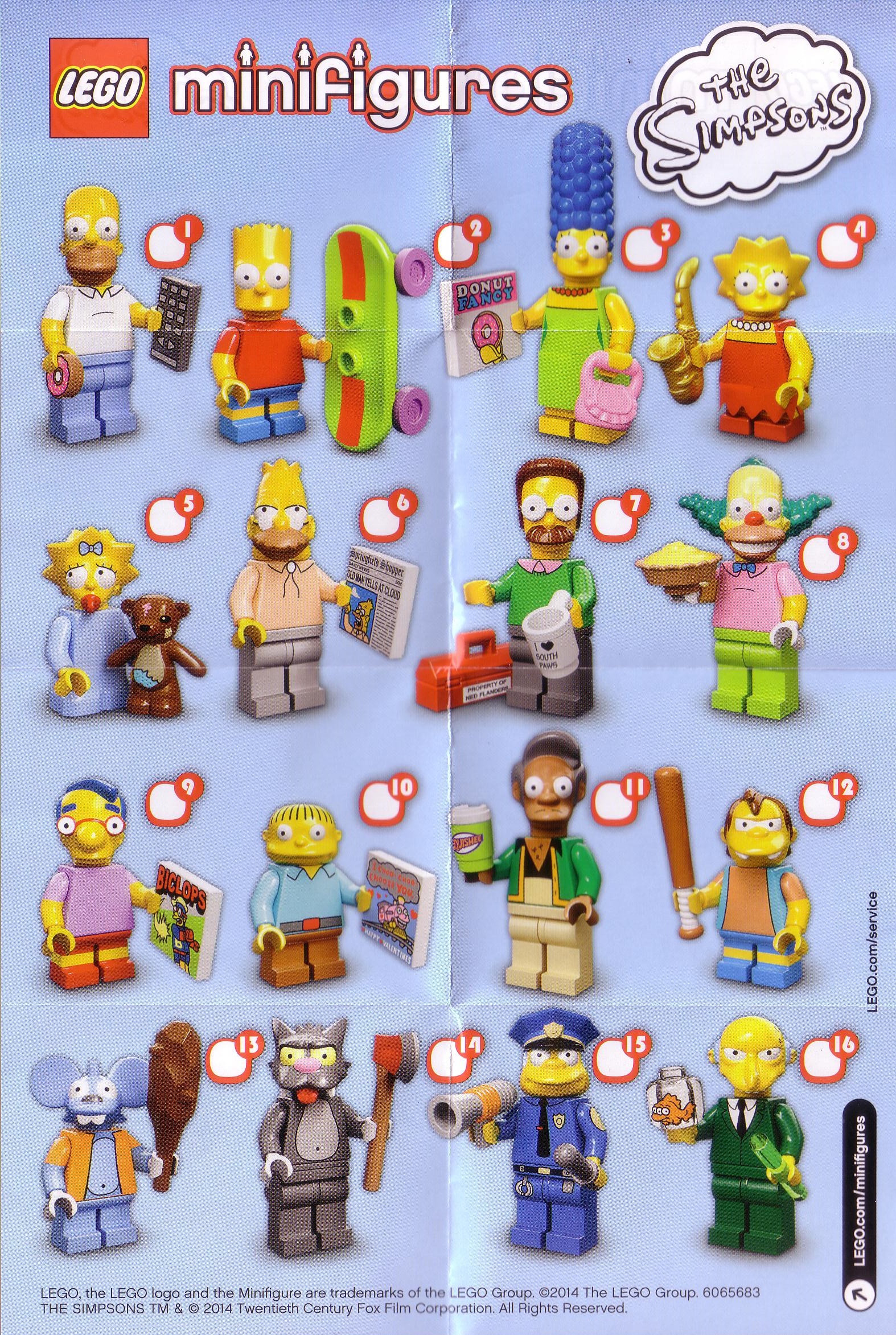 Notice Lego Simpson Guide du Parent Galactique