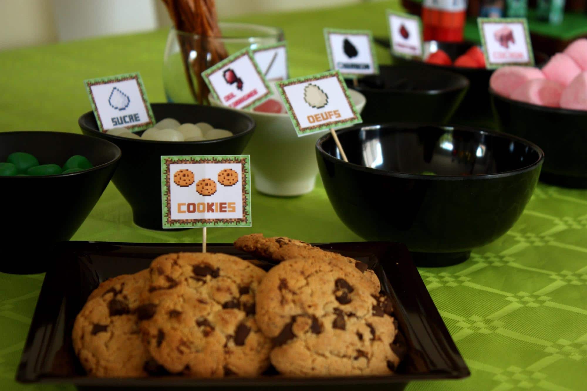 Anniversaire Minecraft – Creepers, pixels et TNT – Guide 