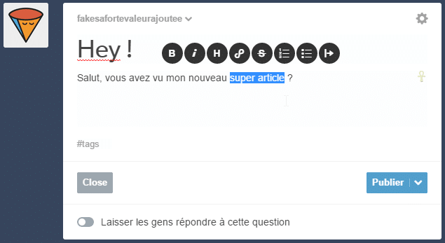 Interface Tumblr – Guide du Parent Galactique